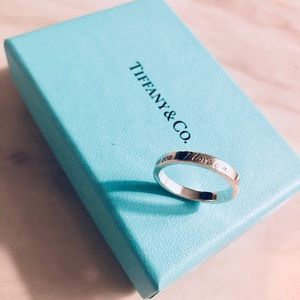 Tiffany & Co. “I Love You” Sterling Silver Ring